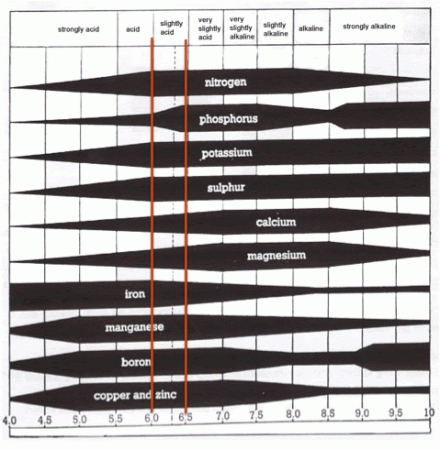 Ph And Nutrient Uptake Charts